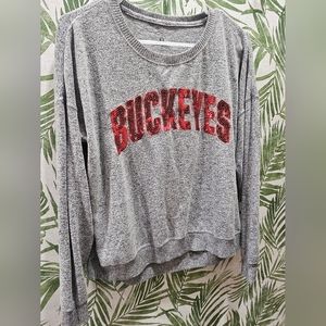 Ohio State size M Gray/Scarlett sequins